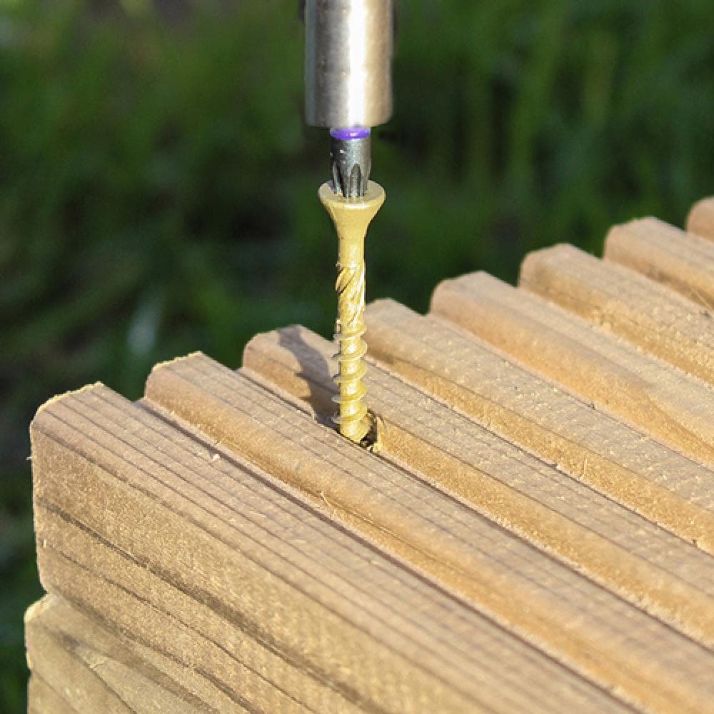 Timco 65C2D250BX C2 Deck-Fix Premium Decking Screws - Tx - Countersunk - Exterior - Green 4.5 X 65 Box 250