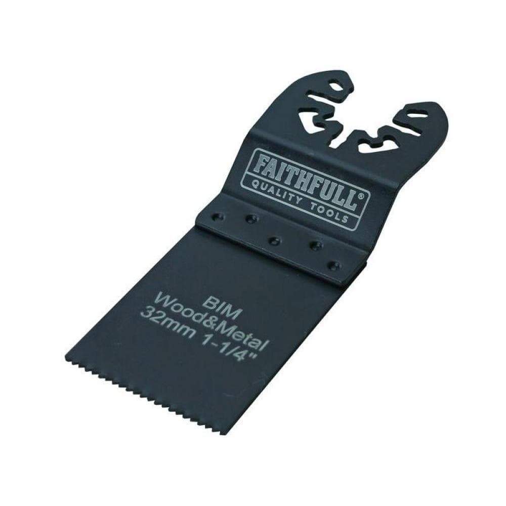 Faithfull M0010029 Bi-Metal Flush Cut Wood/Metal Blade 32Mm