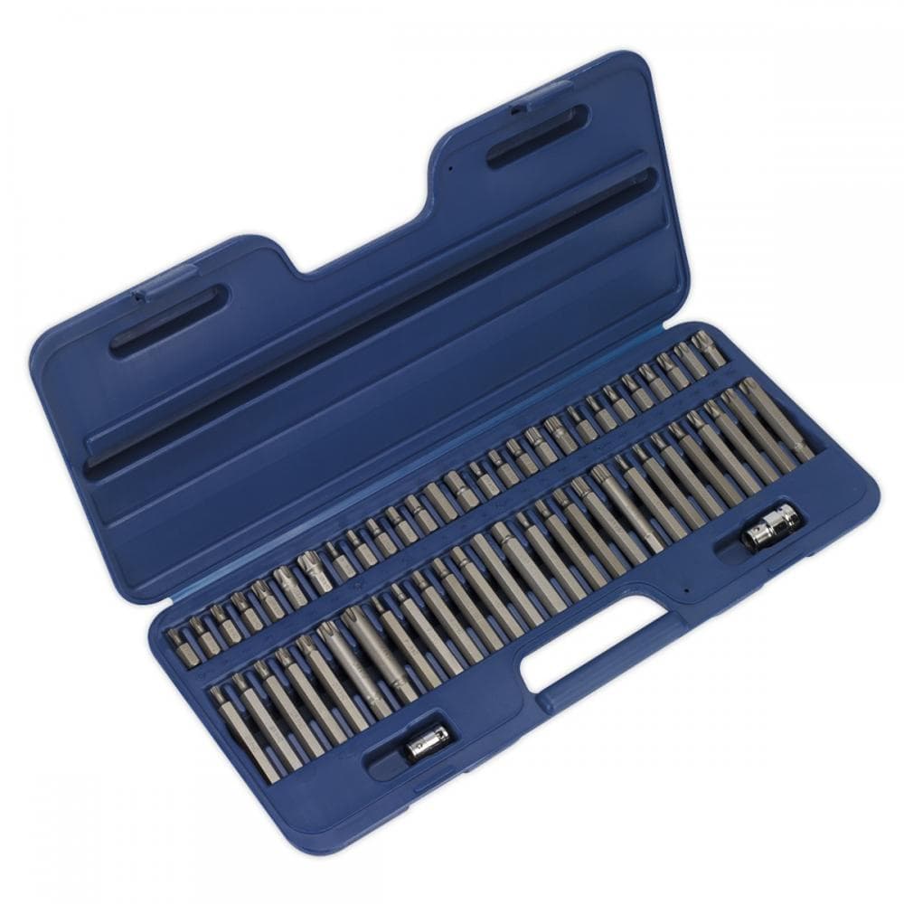 Sealey AK21956 Security Trx-Star*/Hex/Ribe/Spline Bit Set 56Pc 3/8in & 1/2inSq Drive