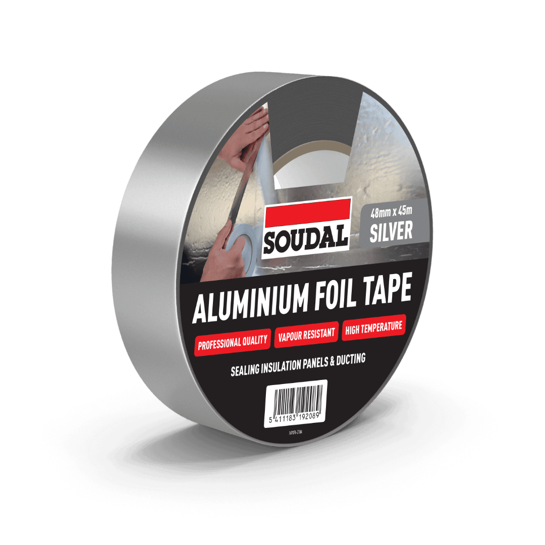 Soudal Aluminium Foil Tape Silver 48Mm X 45M 167076