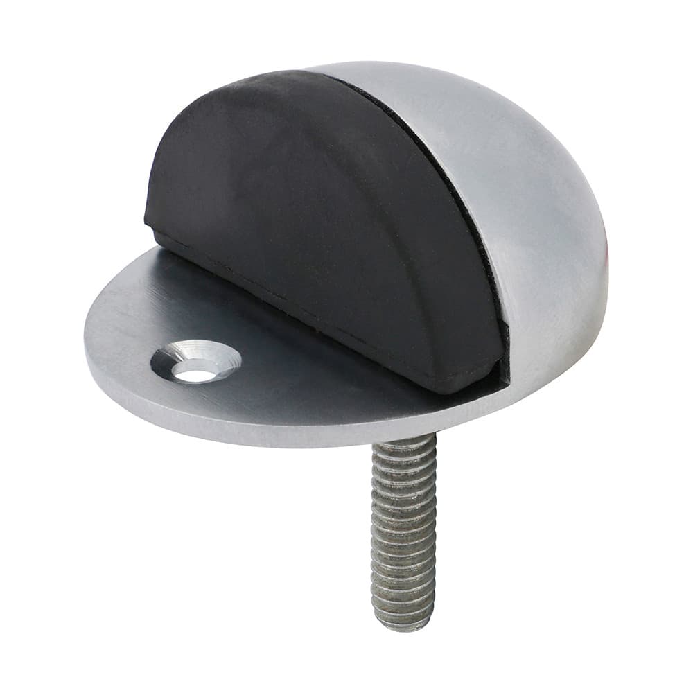 Timco Oval Door Stop - Satin Chrome TIMpac 1 200775P