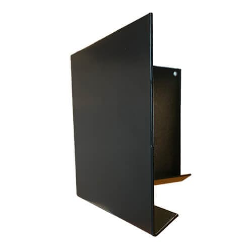 Aluminium Fascia V Profile External 90 Degree Corner - 150mm x 2mm Anthracite Grey (7016 Matt)