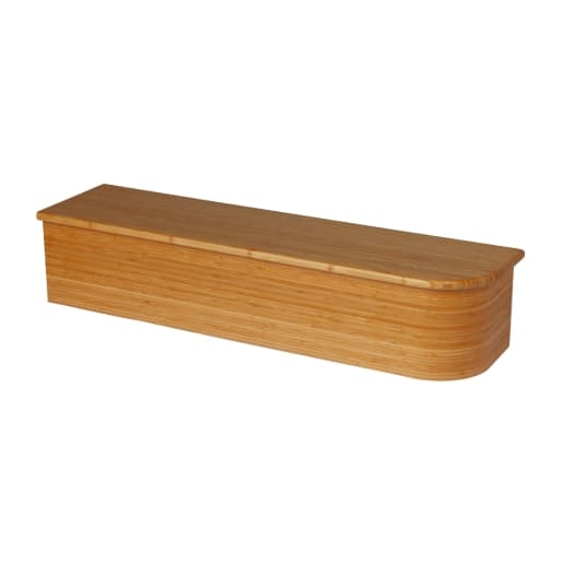 Flair Stairs Bamboo 21mm Single Going Bullnose Rise & Tread Rh Dark