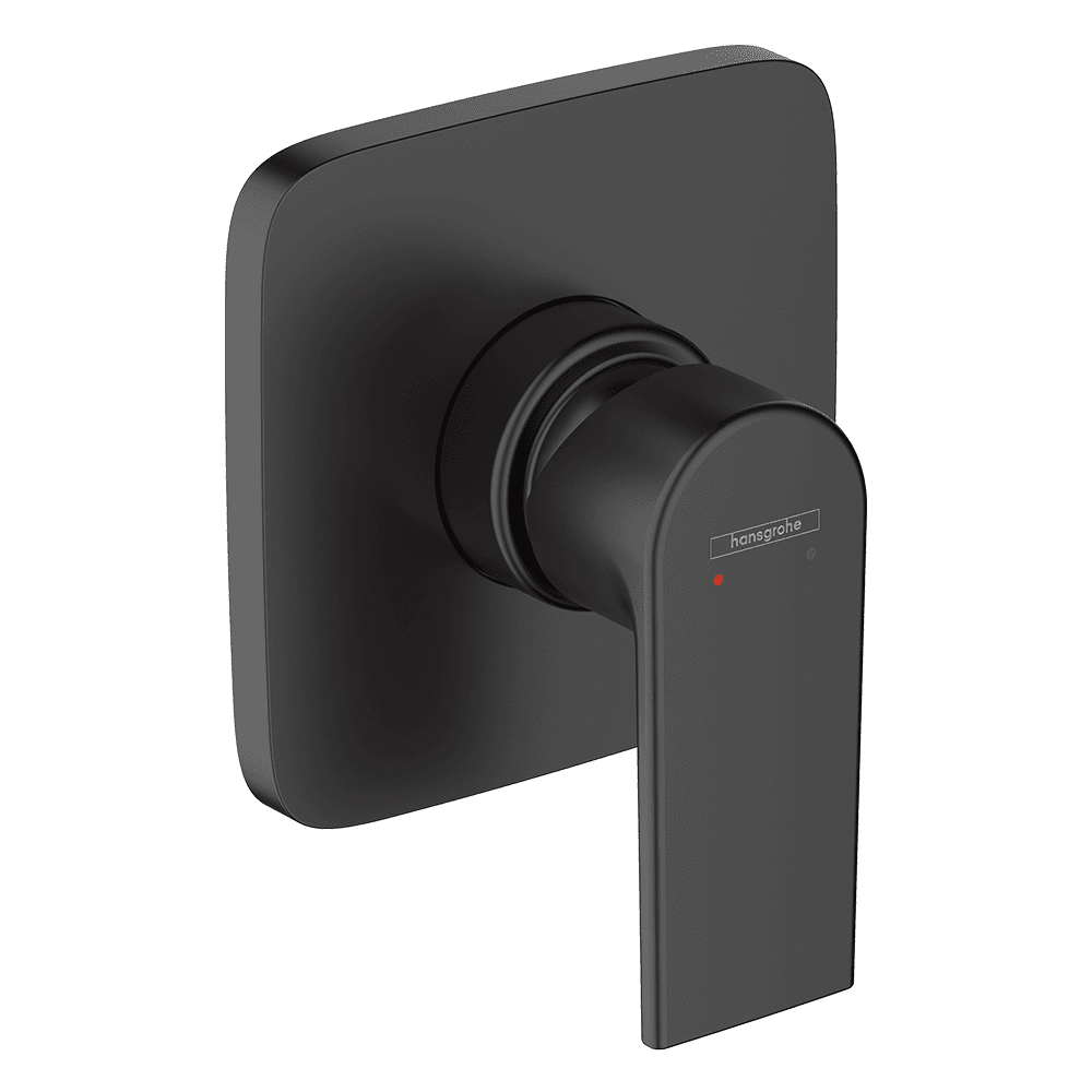 Hansgrohe Vernis Shape Single lever shower mixer for concealed installation - Matt Black - 71658670