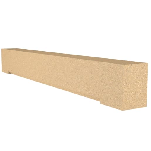 Forticrete Brown Aggregate Head Chamfered DH3 Bath, Size: 1120x100x140mm
