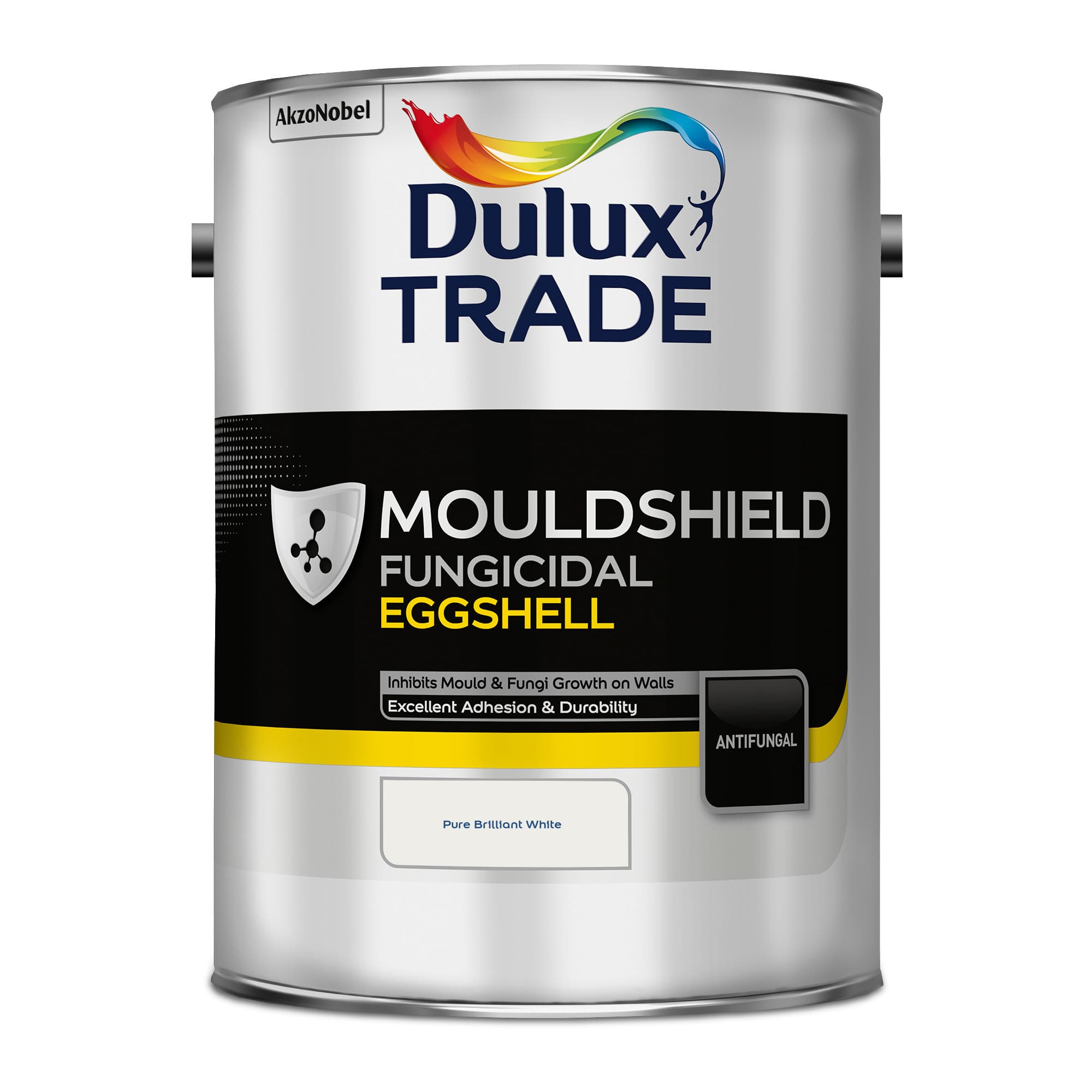 Dulux Trade Quick Drying Eggshell Mouldshield 5L Pure Brilliant White