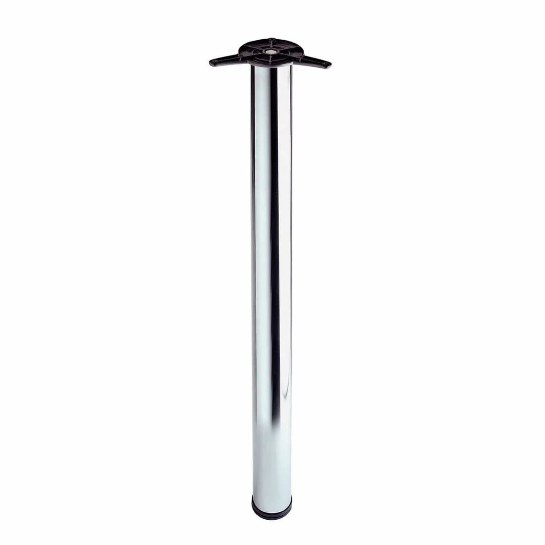 Rothley Worktop Support Leg Chrome 870Mm