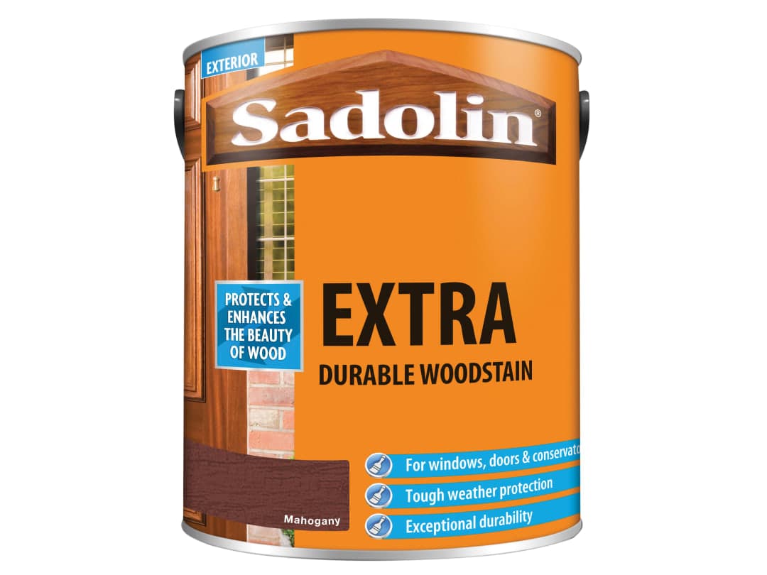 Sadolin Extra Durable Woodstain Mahogany 5 litre 5028568