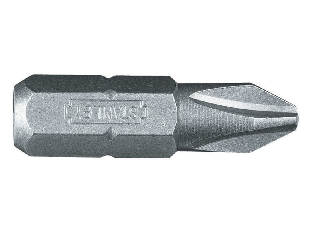 STANLEY® Hand Tools Phillips Bits PH1 x 25mm (Box 25) 1-68-942