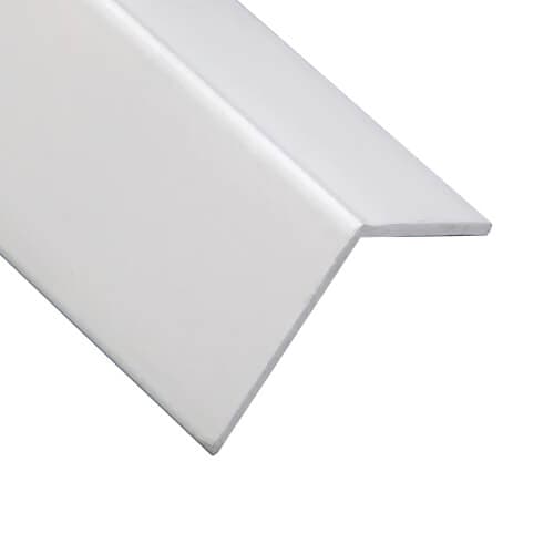 AM Clad PVC Hygiene Cladding Angle Trim 25mm x 25mm - 3mtr White