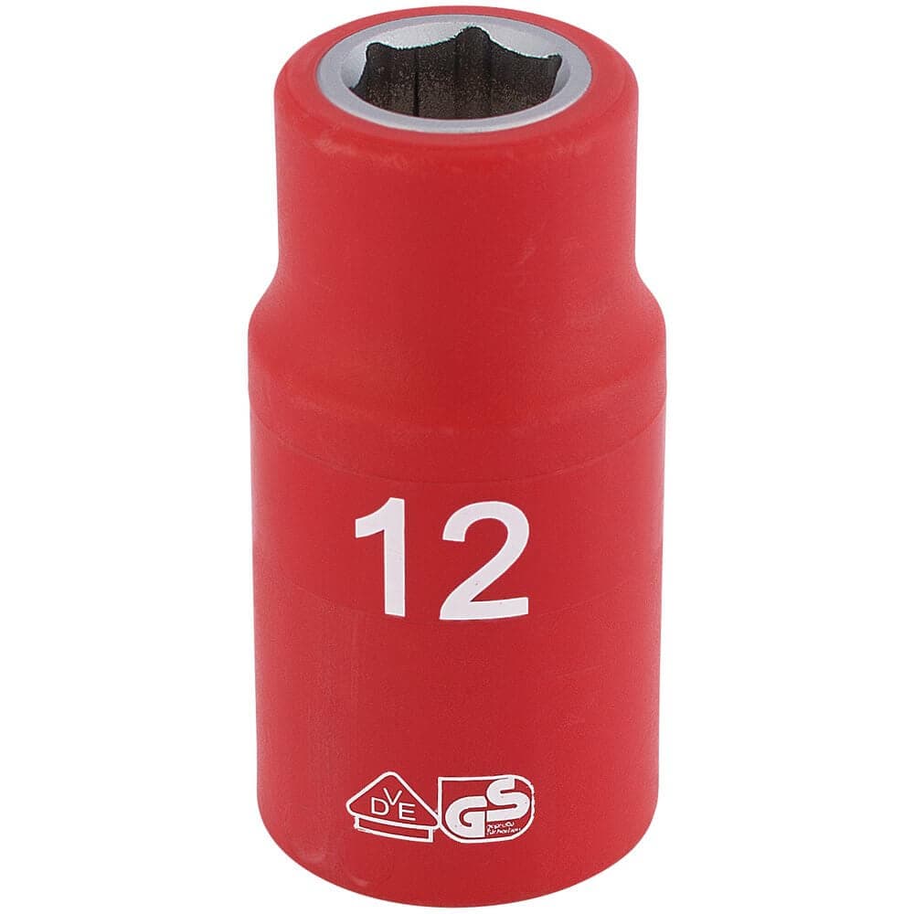 Draper Expert 31785 Fully Insulated Vde Socket 1/2in Sq. Dr. 12Mm each