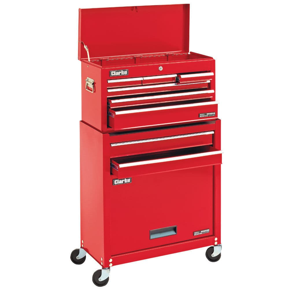 Clarke 7633032 Ctc800C 8Drawer Combi Chest + B/B