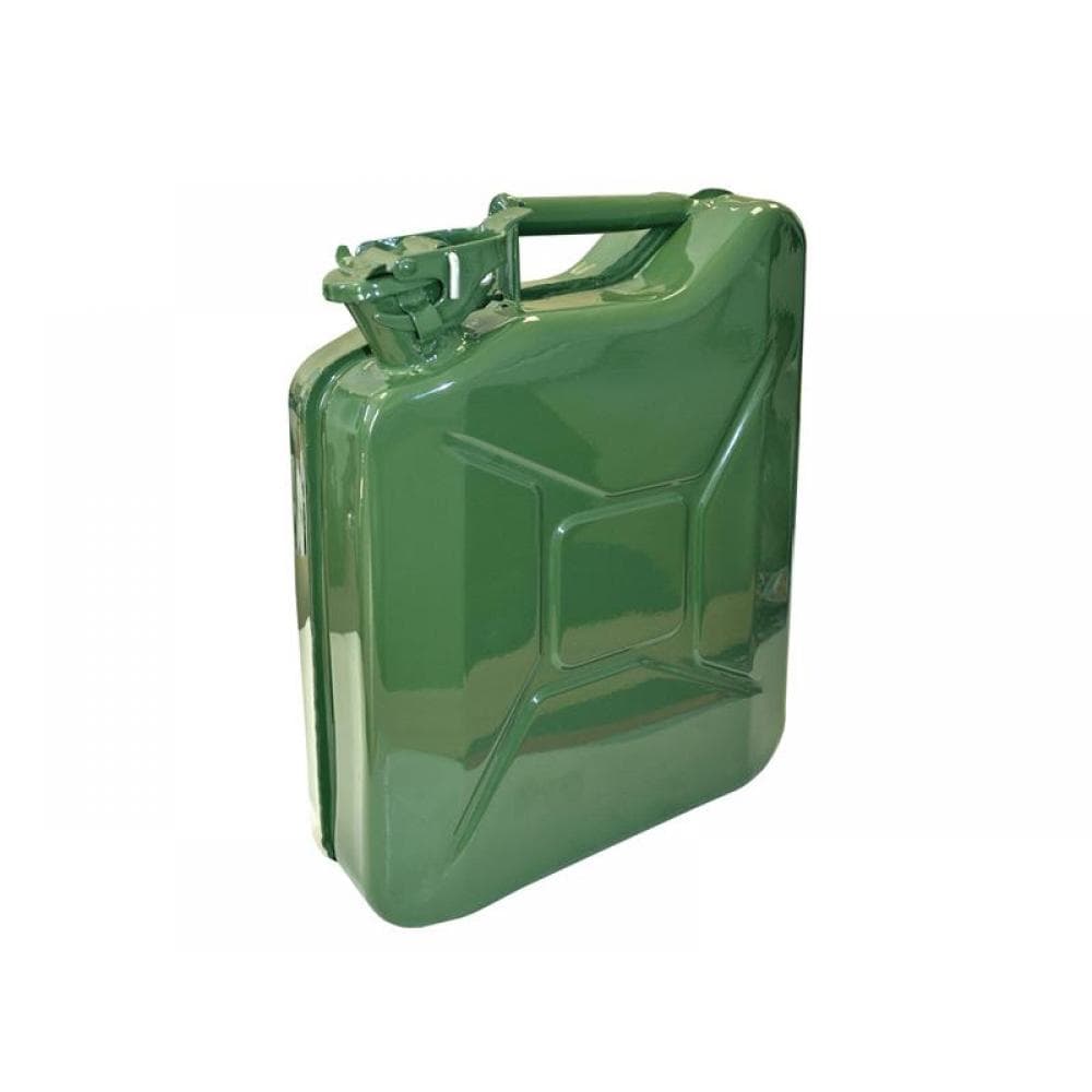 Faithfull Green Steel Jerry Can 10 Litre