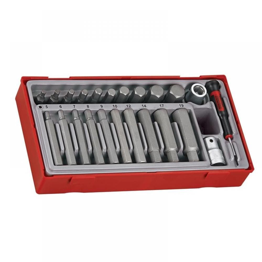 Teng TTHEX23 Tthex23 Metric Hex Bit Socket Set 23 Piece - 1/2In Drive