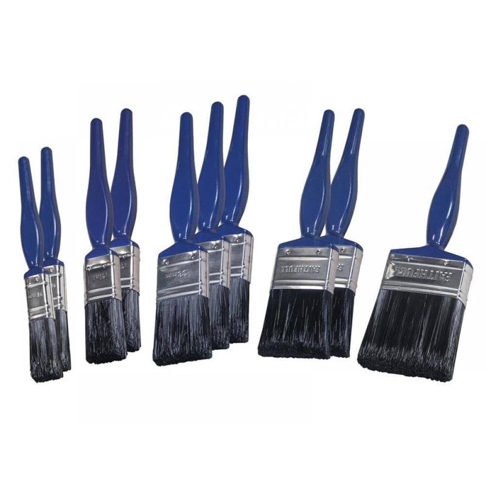 Faithfull 75FAIPBUSET10 Utility Paint Brush Set 10 Piece