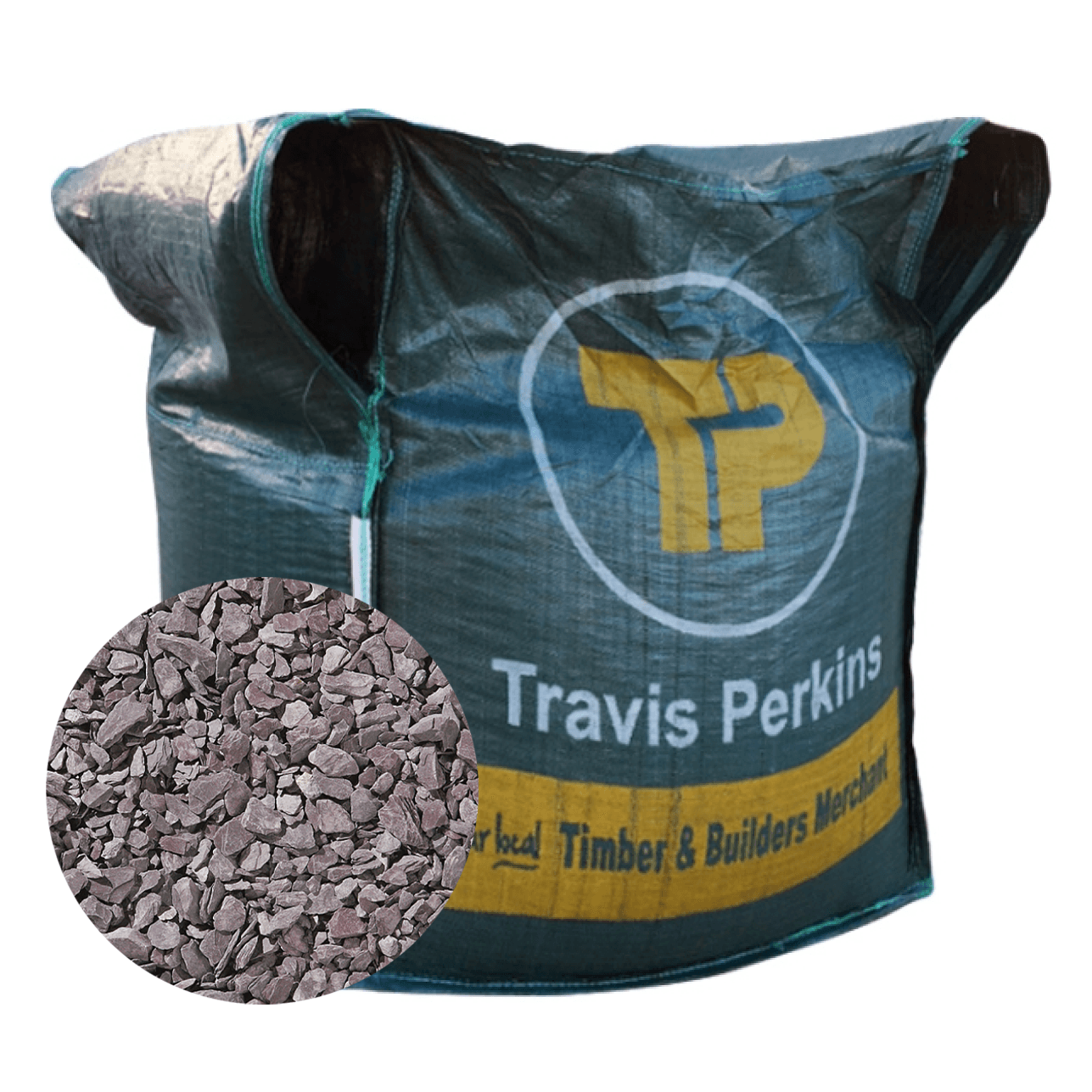 Travis Perkins Plum Slate 20mm Bulk Bag