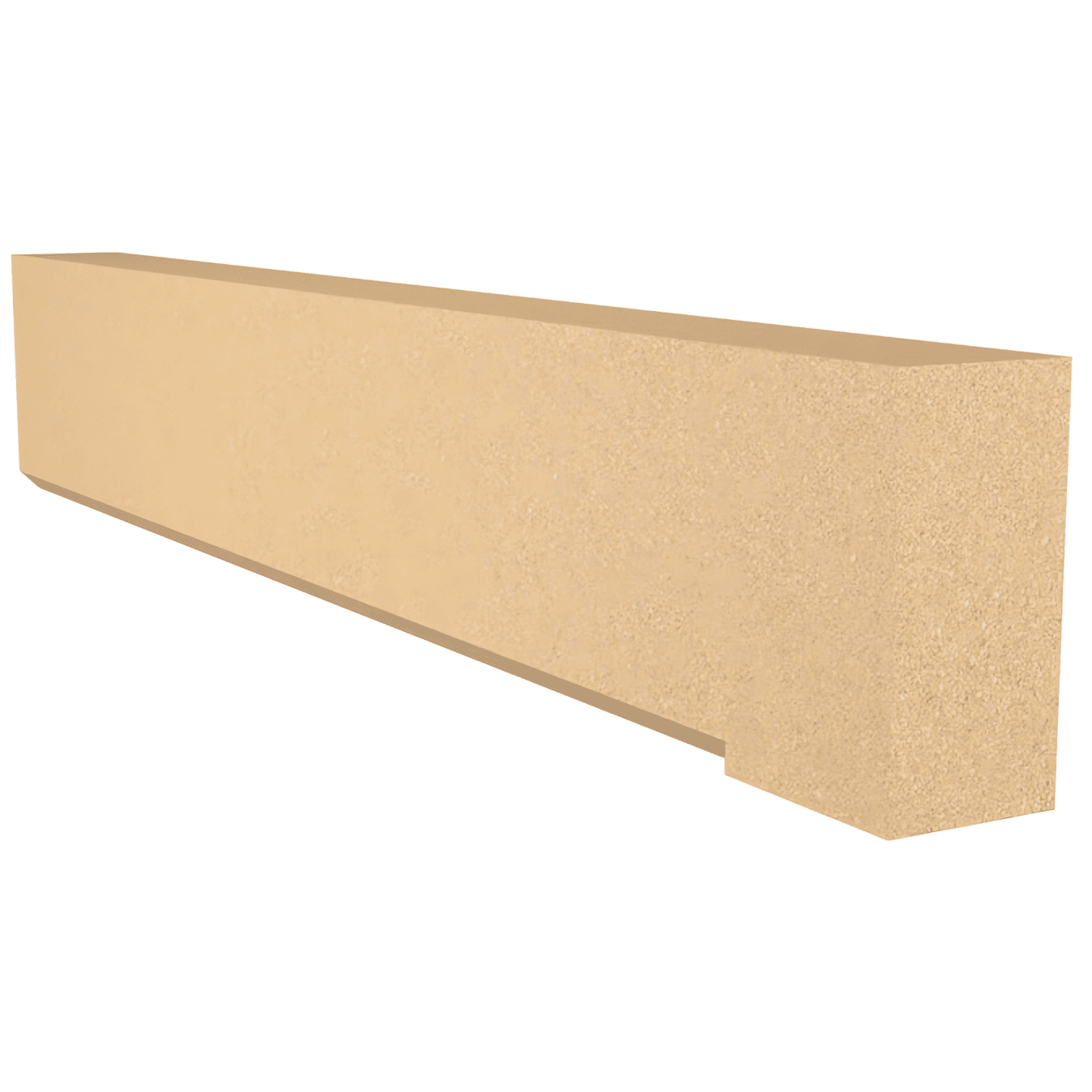 Forticrete Head Chamfered DH4 Bath 2544 Lh Piece