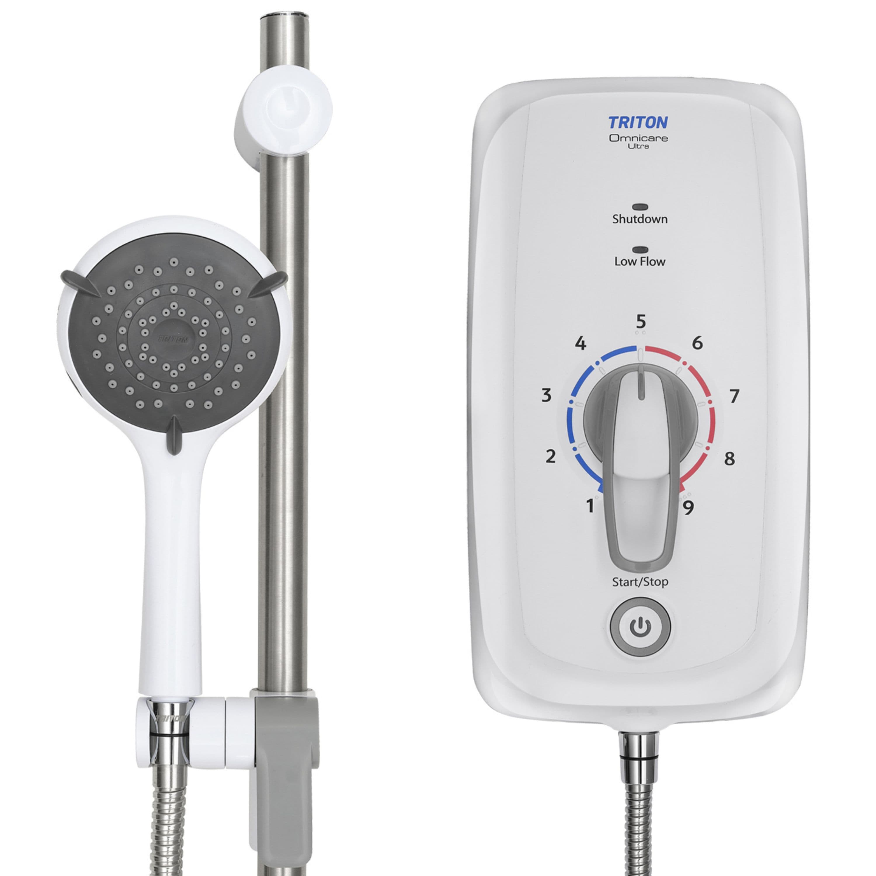 Triton Omnicare Ultra+ Align Thermostatic 8.7Kw Shower With Extended Kit