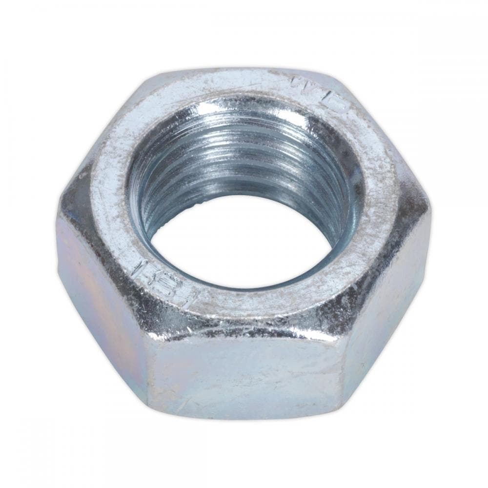 Sealey SN24 Steel Nut Din 934 - M24 Zinc Pack Of 5