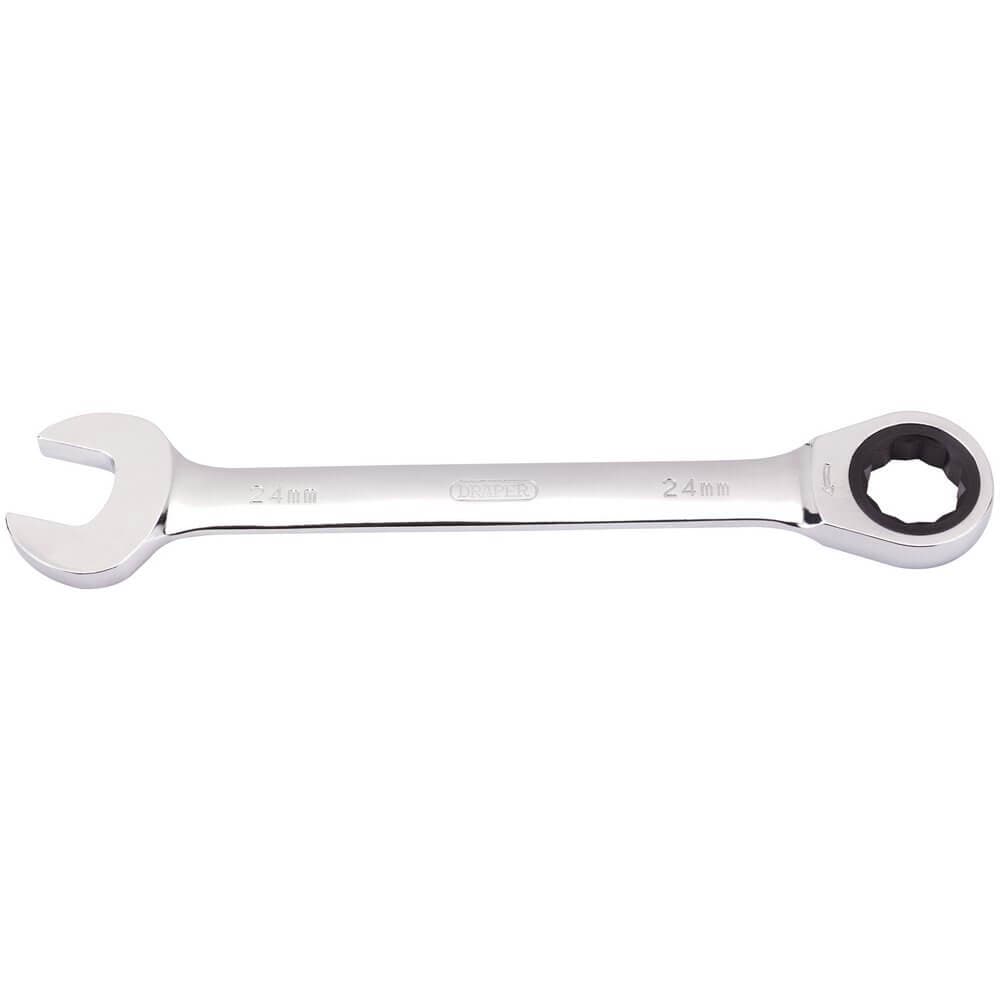 Draper 31023 Metric Ratcheting Combination Spanner 24Mm each 1