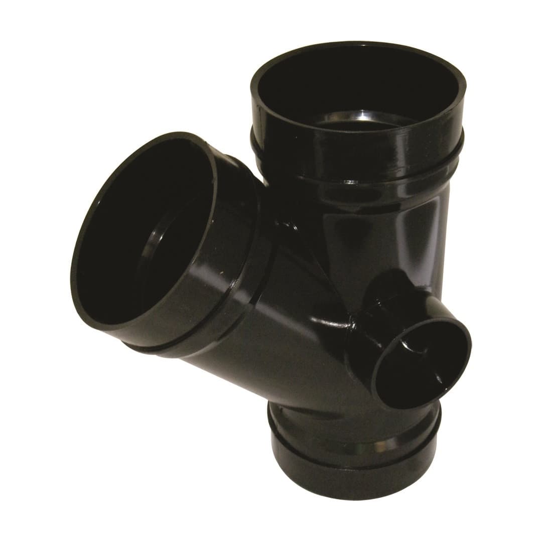 Floplast 110Mm Black 135* Branch-Ts SS211B