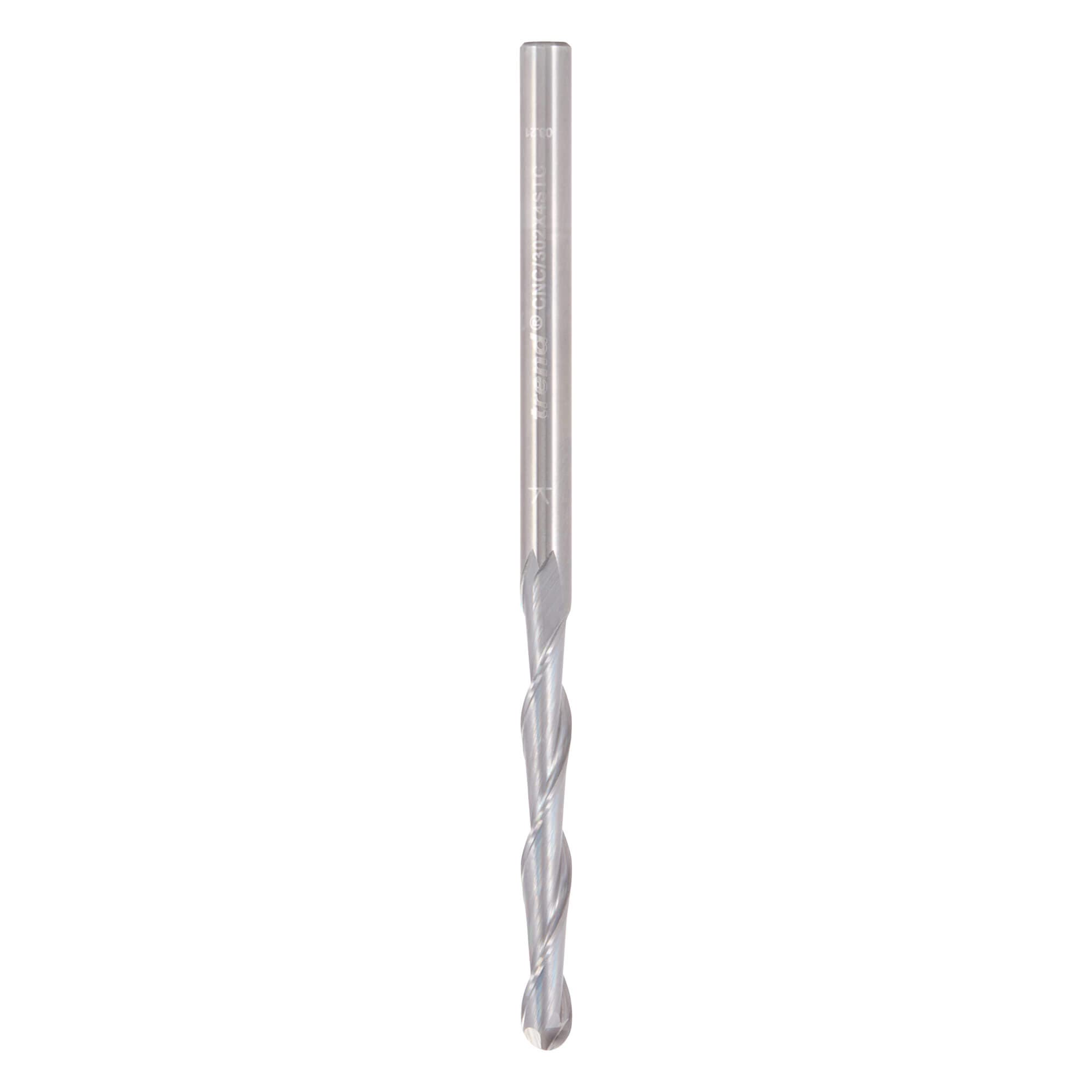Trend Bullnose Spiral Up-Cut 4Mm Diameter Pk 1 CNC/302X4STC
