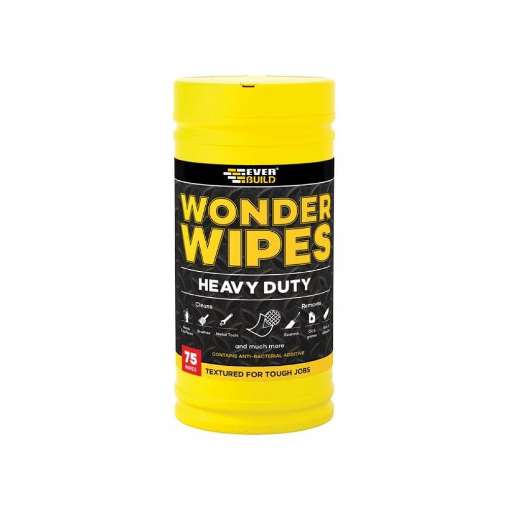 Everbuild Sika 467443 Heavy-Duty Wonder Wipes (Tub 75)