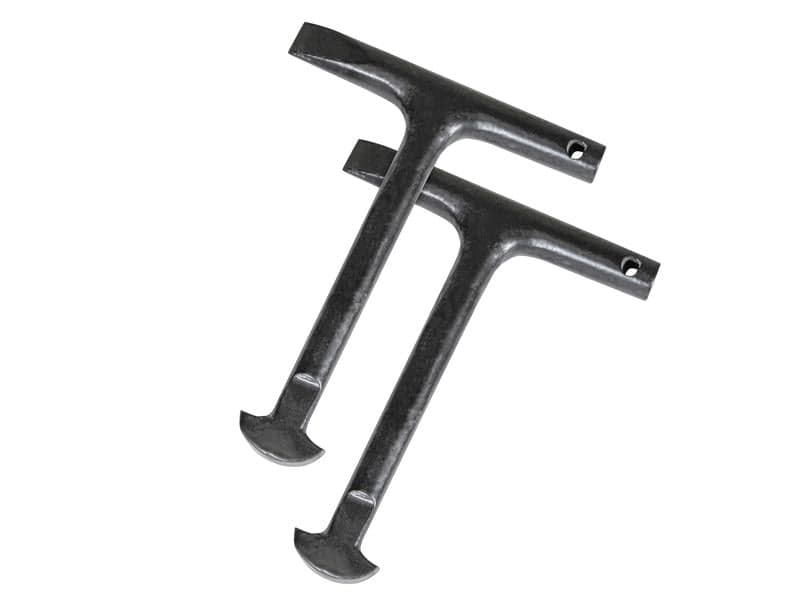 Faithfull Manhole Keys D-Type 125Mm (5In) (Pack 2)