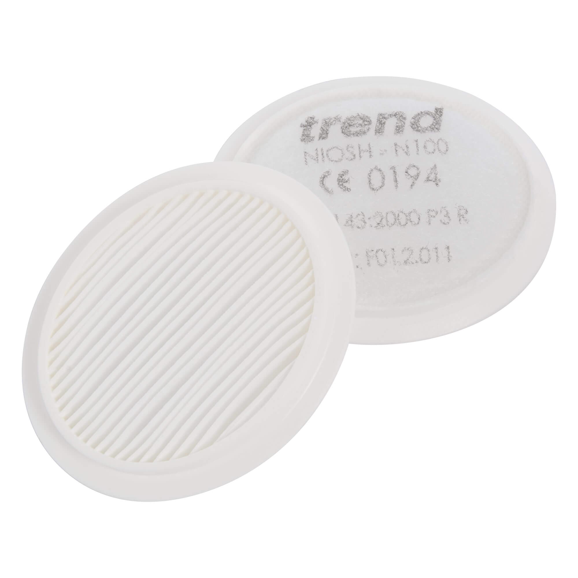 Trend Air Stealth Respirator Mask Replacement Filters Pack Of 5. Fast Easy To Replace P3 Filters For The Stealth Half Mask Pair 1 STEALTH/1/5