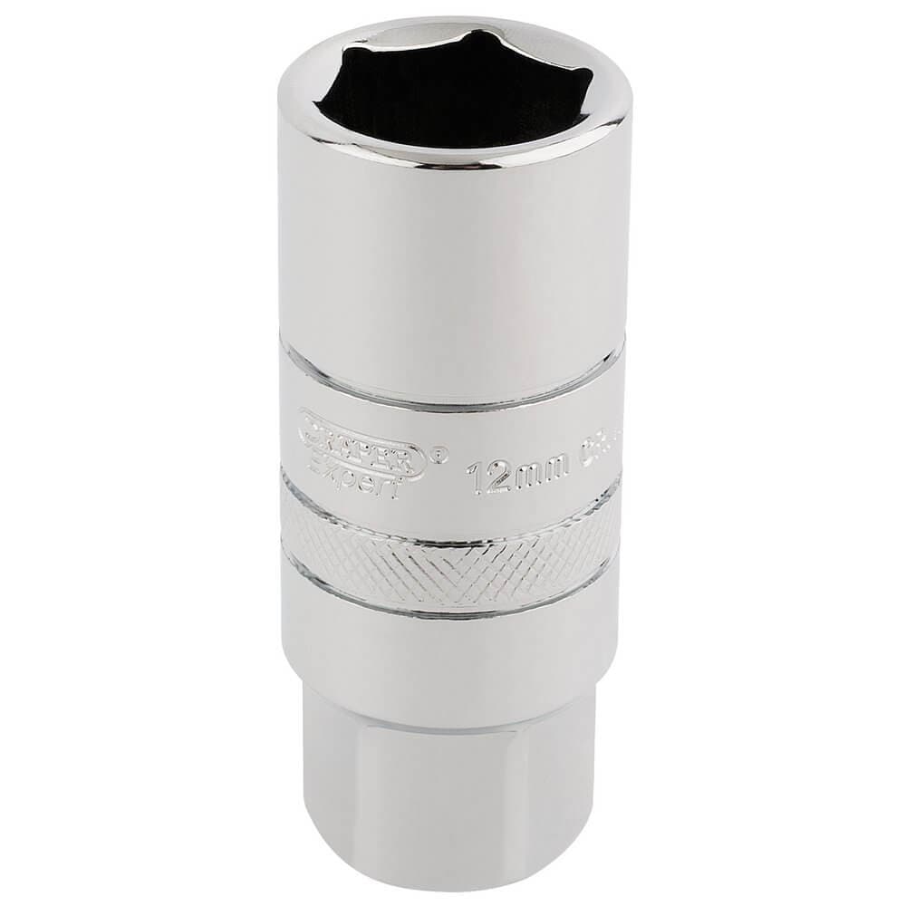 Draper Expert 16773 12Mm Thread 6 Point Spark Plug Socket 3/8in Sq. Dr. 18Mm each