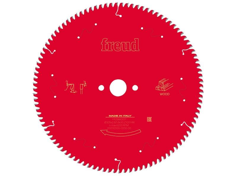 Freud F03FS09787 Wood Table Saw Blade 305 X 30 X 2.8/1.8Mm X 100T