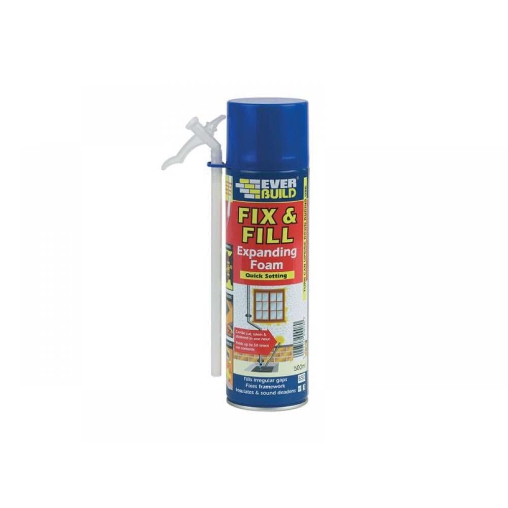 Everbuild Sika 484689 Fix & Fill Expanding Foam 500Ml